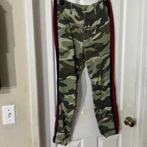 Mother camo cotton blend jeans women 26